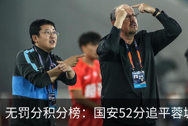 无罚分积分榜：国安52分追平蓉城！泰山50分英博49分